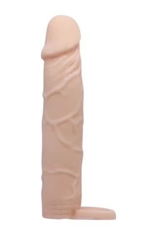 Hızlı Express Pretty Love Extended 6 Cm Dolgulu Realistik Uzatmalı Penis Kılıfı