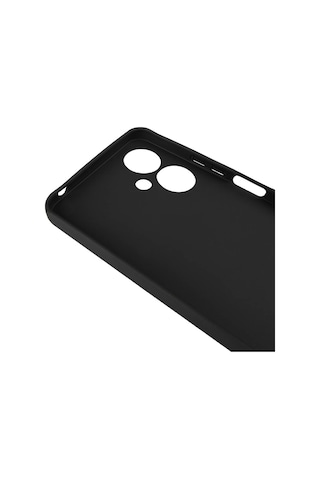 Noktaks - Xiaomi Poco M6 5g Uyumlu - Kılıf Mat Soft Esnek Biye Silikon - Siyah