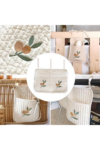 Suntek Bebek Bezi Çantası Asılı Saklama Zeytin-büyük Bej