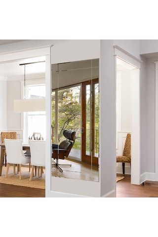 Decorıta Ayna - Kanallı Dikdörtgen Ayna - 130Cm X 50Cm Çok Renkli