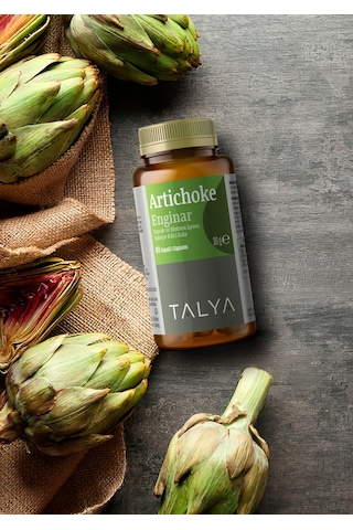 Talya Artichoke Enginar Yaprak Ve Eki İçeren Takviye Edici Gıda 60 Kapsül
