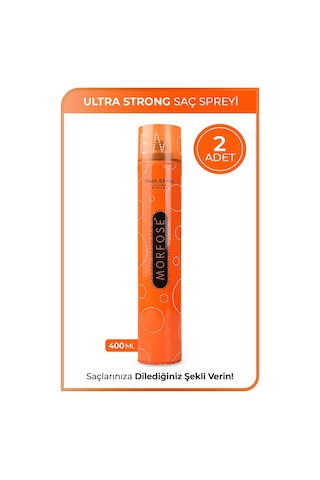 Morfose Ultra Strong Saç Spreyi 2 x 400 ML
