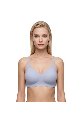 Cottonill Seamless Bra - Aurea Lazer Kesim Dikişsiz Kontur Detaylı Balensiz Kadın Sütyen 3'lü Paket Çok Renkli