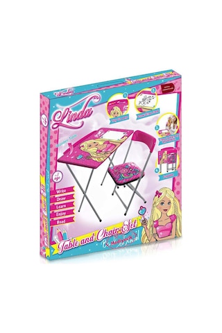 Ders Çalışma Masası Masa Sandalye Prenses Linda Çalışma Masası