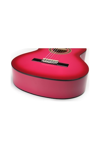 Valencia Vc104tpks Klasik Gitar 4/4 Pembe Sunburst Sap Çelikli - Parlak Cila - Yetişkin Boy