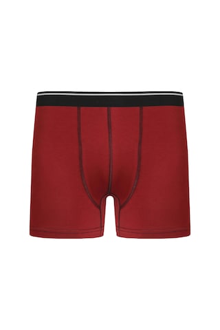 Giyim Erkek Pamuk Likralı Boxer Bordo Bordo