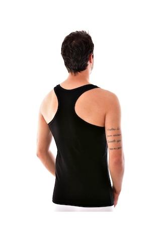 3 Adet Elit 1304 Erkek Spor Elasthan Atlet Siyah