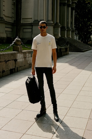 AC&Co / Altınyıldız Classics Ekstra Slim Fit Riss Pamuklu Esnek Erkek Kot Pantolon Siyah