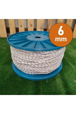 6 Mm 10 Metre Örgü Halat İskota Halat Denizci Tekne Halatı Salıncak İp Dağcı İp Halat