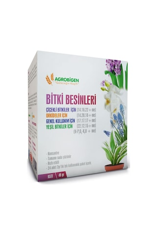 Agrobigen Bitki Besinleri Karışık Katı-2 Gr X 24 Adet Sku: Smgstk7f93c6322e