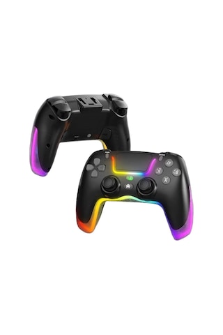 Ps4 Kol Kablosuz Gamepad Oyuncu Kol /çift Titreşim/6 Eksenli Rgb Mod/ps4/switch/pc/androd/Apple Uyumlu iPhone
