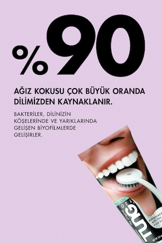 Tung Doğal Içerikli Dil Temizleme Macunu Sls, Florür, Paraben Ve Gluten Içermeyen Dil Temizleyici Jel