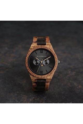 Woodwatch Ww-g-lo Lunar Orbit Ahşap Erkek Kol Saati 47 Mm