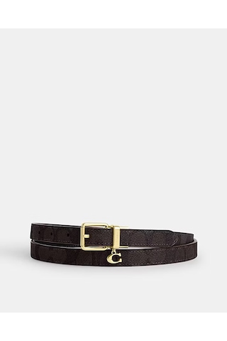 Coach Roller Kemer C Charmlı Monogram Acı Kahverengi