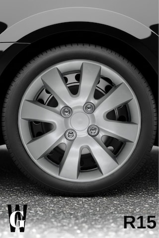Renault Modus 15 İnç Jant Kapağı 4 Adet Gri G102