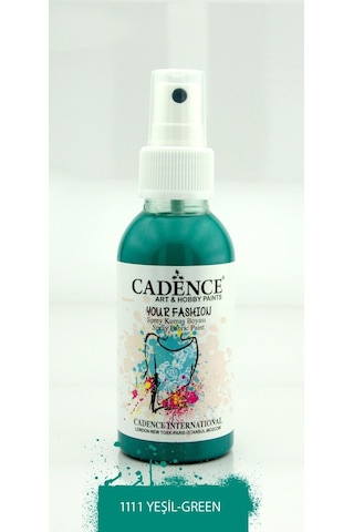 Cadence Your Fashion Sprey Kumaş Boyası 100Ml - 1111 Yeşil