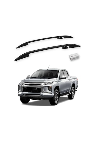 Turtle Mitsubishi L200 Mk5 2015-2025 Tavan Çıtası Crown Siyah