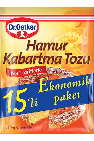 Dr. Oetker Kabartma Tozu 4 x 15'li + Vanilya 4 x 15'li
