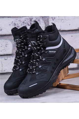 Slazenger Hidra Su Soğuk Dayanıklı Kışlık Erkek Bot Siyah - Siyah