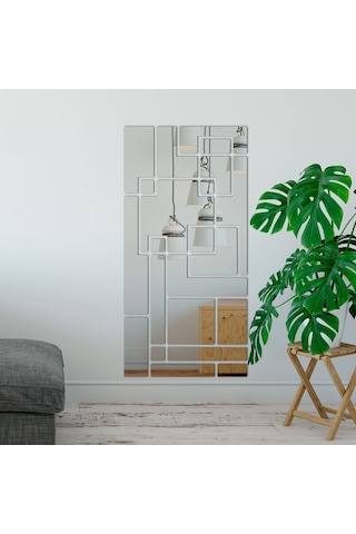 Geometrik Labirent Dekoratif Akrilik Ayna Şeffaf