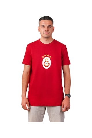 Gsstore Galatasaray 5 Yıldız Kırmızı T-shirt 5 Yıldız Ahşap Kutulu Kırmızı