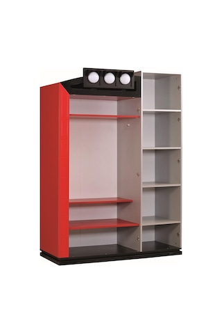 Meltem Kids Pitstop Çocuk Odası Üç Kapılı Dolap