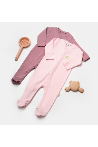 BabyCosy Organik 2 Li Patikli Tulum Csyb9033 001