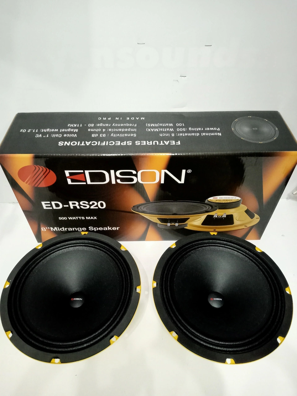 Edison Midrange 20cm - Edison Ed-rs20 20cm Midrange Hoparlör