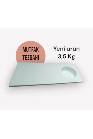Karavan Mutfak Tezgahı Beyaz