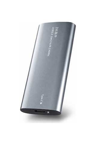Usb 3.2 Gen2 10gbps M.2 Nvme Ssd Kutusu Harici Taşınabilir Alüminyum Alaşım Disk Kutusu Uasp Trım Komut Desteği Akıllı Uyku Modu 2230 2242 2260 2280 Y201
