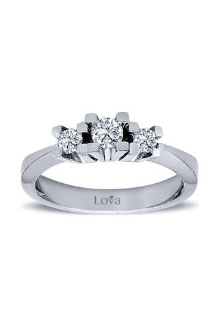 Lova 0,32 Karat Pırlanta Tria Yüzük - 1050227
