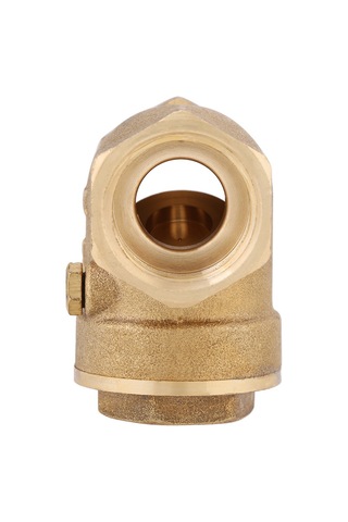 Kosona Brass Tek Yönlü Akış Kontrol Valfi Dn15, 232psı Su Uygulamaları İçin, 1/2bsp Dahili Dişli, Kolay Kurulum Ok İşaretli