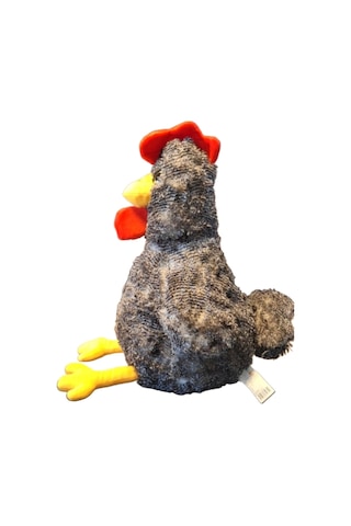 Sesli Çilli Horoz Peluş Oyuncak 35 Cm Uyku Ve Oyun Arkadaşı Tavuk Civciv Ördek Kuş Beyaz
