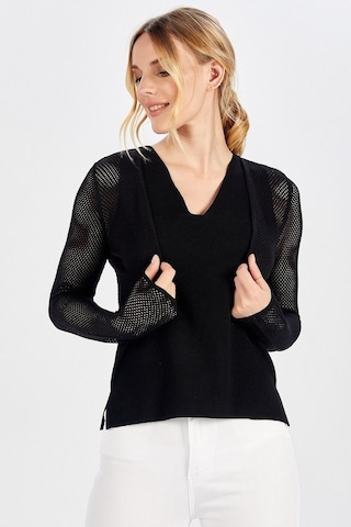 Peraluna Siyah File Bolero