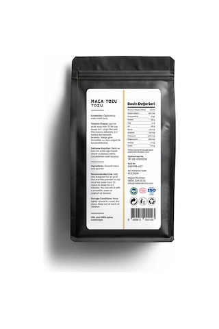 Organik Maca Kökü Tozu 75g, Organic Maca Powder