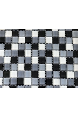 Mutfak Tezgah Arası Kristal Cam Mozaik Kale 61SM3007 23X23