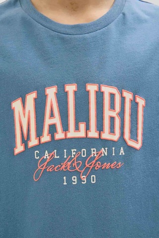 Jack & Jones Jjdetroıt Tee Ss Crew Mavi Erkek Çocuk Kısa Kol T-shirt 000000000102257577 Mavi