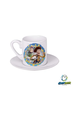 Toy Story Türk Kahvesi Fincanı 0181 Beyaz