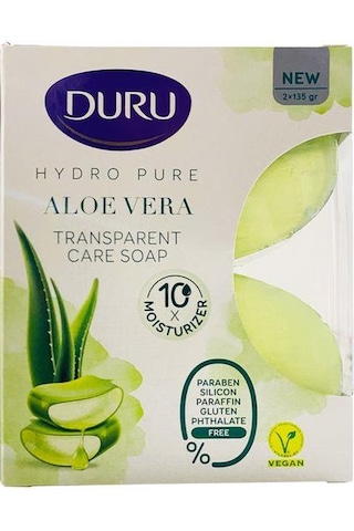 Duru Hydro Pure Aloe Vera Sabunu 2 x 135 G