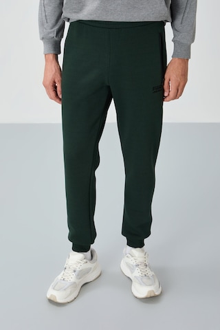 Tommy Life Cesar Çam Yeşil Cepli Şardonlu Erkek Eşofman Alt - 84929 Yeşil