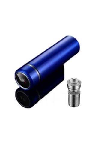 Kosona 500ml 304 Çelik Isı Ve Soğuk Saklama Sürekli Led Ekranlı Su Geçirmez Vakuum Termos Bardak Mavi Diğer