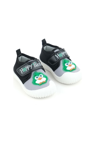 Gezer Yazlık Bebe Erkek Keten Happy Bird Cırt Cırtlı Ayarlanabilir Ayakkabı Ga2ybm.03355.00.r69.0a