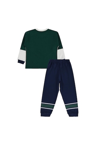 Civil Boys Baseball Baskılı 10-13 Yaş Pijama Takımı - Yeşil