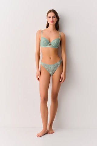 Suwen Duchess String Külot St4375602298 Su Yeşili