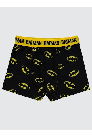 Batman Erkek Çocuk 2'li Boxer Set 2-10 Yaş Sarı Sarı
