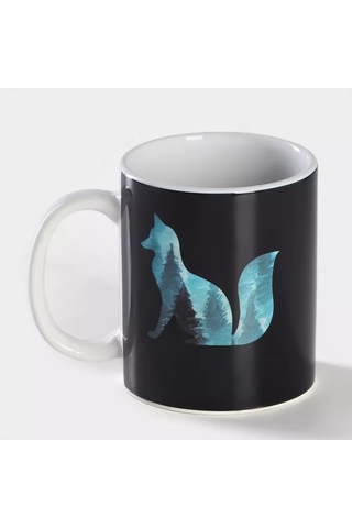 Dolana Çay Ve Kahve İçin 350 Ml "orman" Hediye Paketi Chameleon Bardak 208855827 Siyah