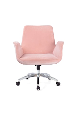 Mollis Y Kumaş Çalışma Koltuğu Pembe