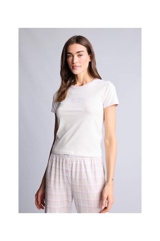 Defacto Pijama Takımı Üst Kareli Alt H2023ax26smpn425 Pembe-pn425