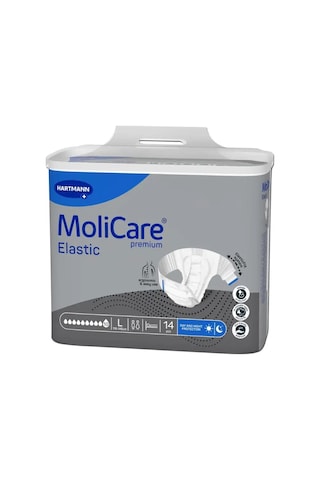 Molicare 10 Damla Belbantlı Hasta Bezi Large Büyük Boy 14 Adet L