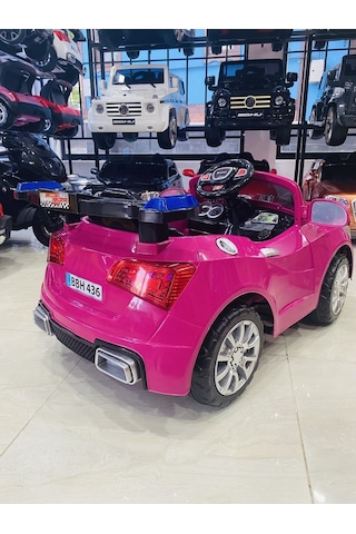 Audi Çocuk Araç Gereçleri Pembe Renk 12 Volt Akülü Araba 0-6 Yaş Mor
